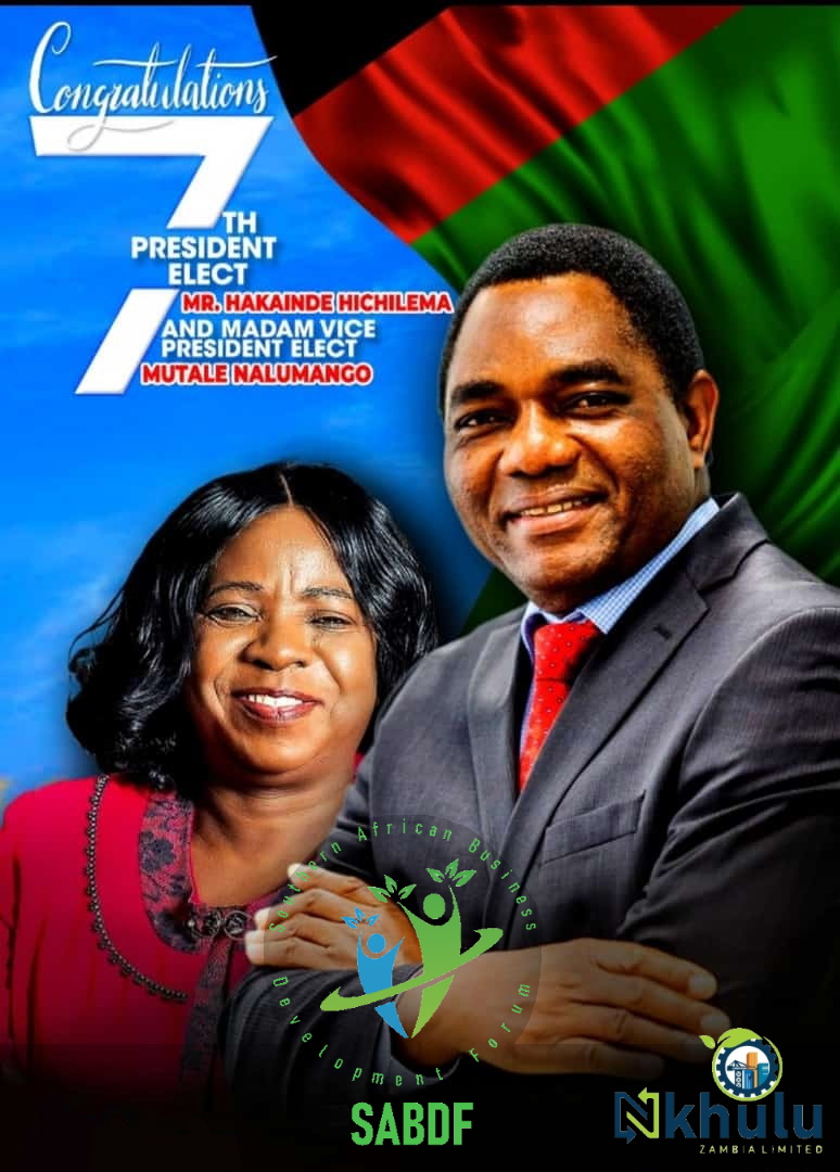 SABDF Congratulate President Elect of the Republic of Zambia